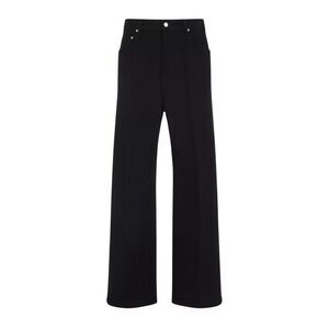 Rick Owens Men Geth Straight-Fit Wide-Leg Denim Pants